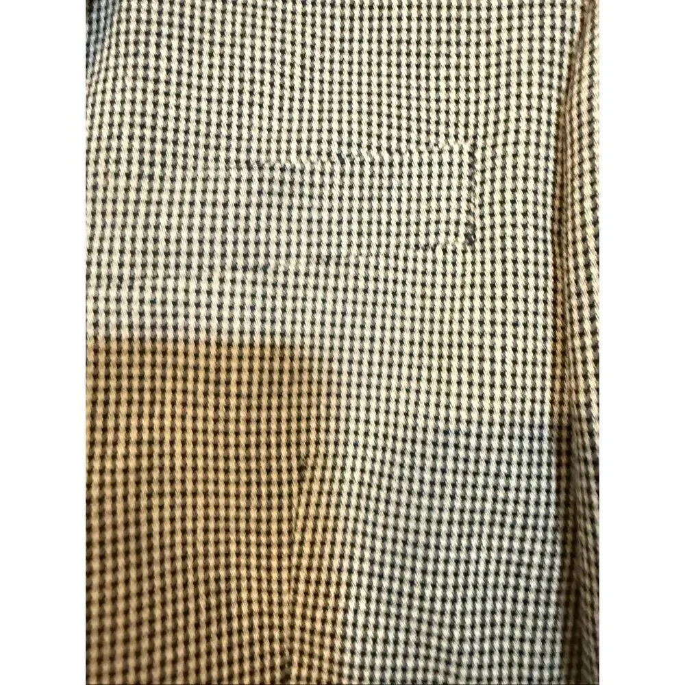 Vintage Burberrys Men's Size 41 Sportscoat Blazer Jacket Black Houndstooth Plaid
